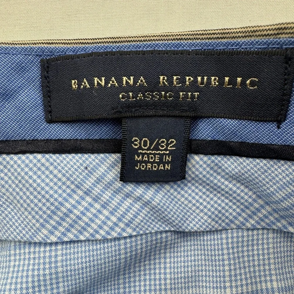 Banana Republic Pants Mens 30/32 Light Brown Classic Fit Flat Front Straight Leg